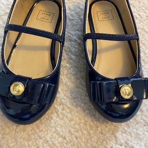 Janie and jack navy size 5 flat